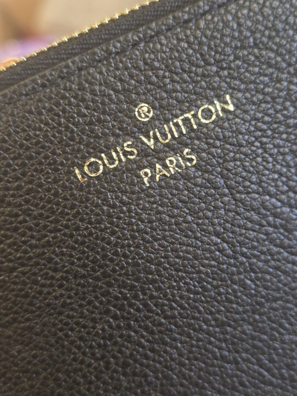 Louis Vuitton Zipped Pouch (Empreinte Leather) – Black - Picture 3 of 5